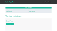 Desktop Screenshot of lettertype.net
