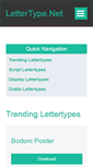 Mobile Screenshot of lettertype.net