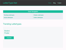 Tablet Screenshot of lettertype.net